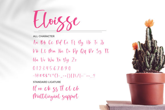 Eloisse Font Poster 2