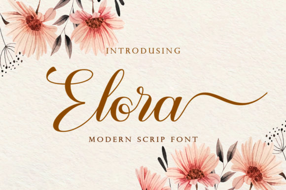 Elora Font Poster 1