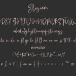 Elosiam Font Poster 7