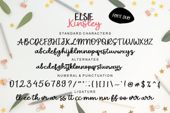 Elsie Kinsley Font Poster 9