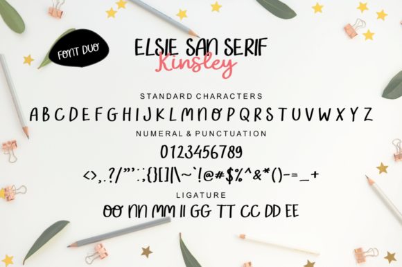 Elsie Kinsley Font Poster 10