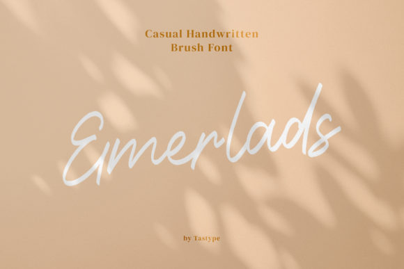 Emerlads Font Poster 1