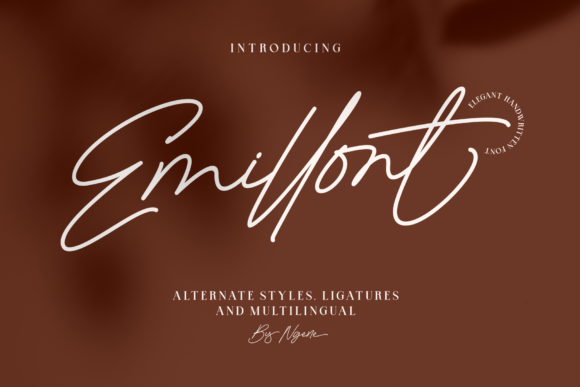 Emillont Font Poster 1