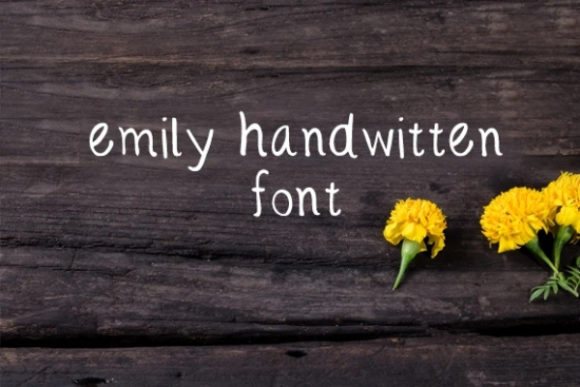 Emily Font Poster 1