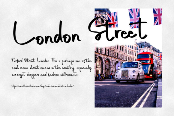 Emily London Font Poster 2