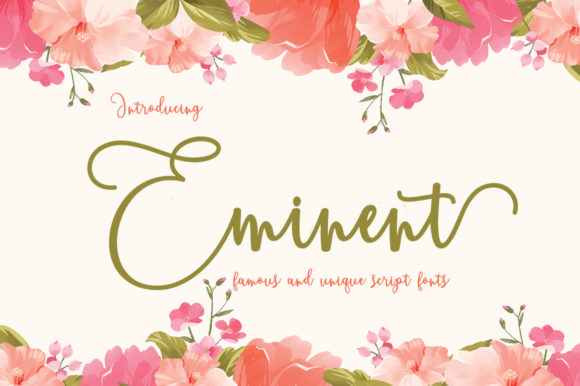 Eminent Font Poster 1