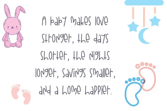Emma Baby Shower Font Poster 3