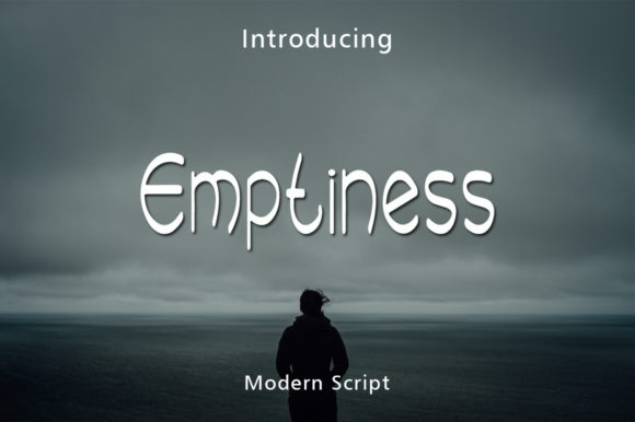 Emptiness Font Poster 1