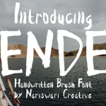 Ende Font Poster 1