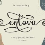 Enlova Font Poster 1