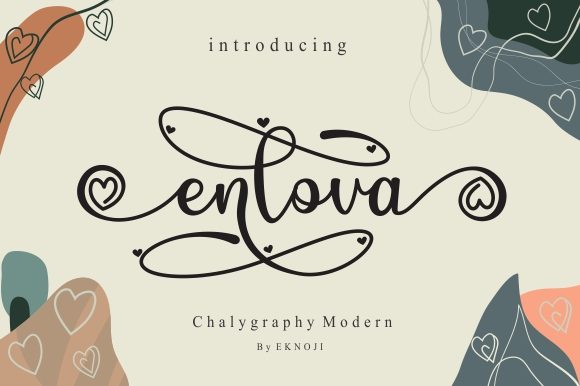 Enlova Font Poster 1