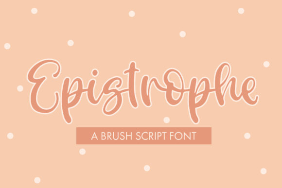 Epistrophe Font Poster 1