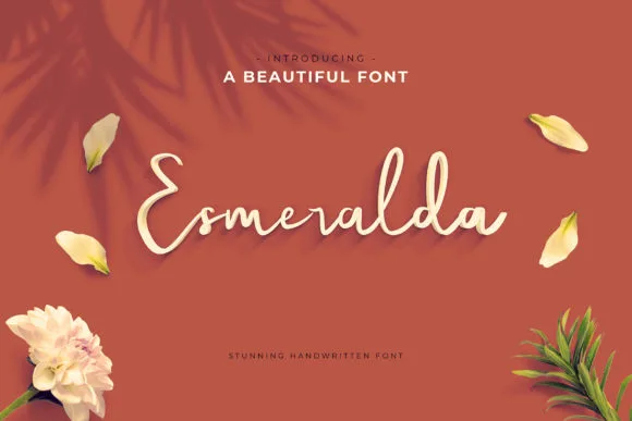 Esmeralda Font Esmeralda Font Poster 1