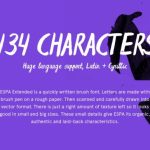 Espa Font Poster 2