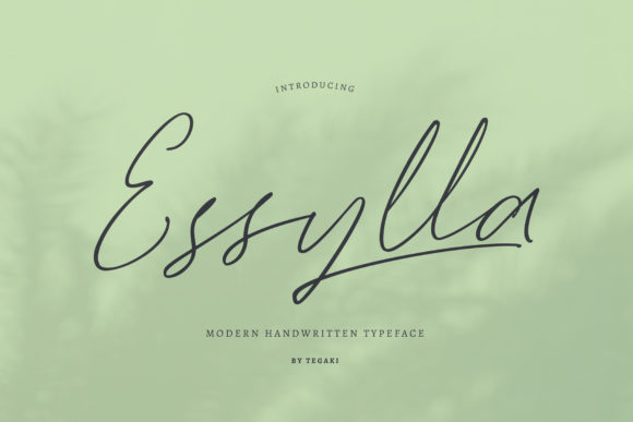 Essylla Font Poster 1