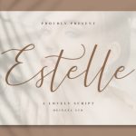 Estelle Font Poster 1