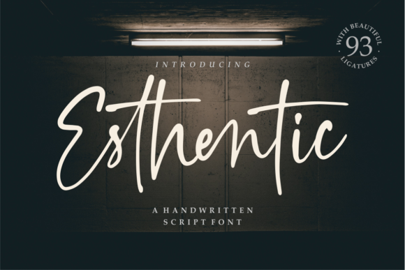 Esthentic Font Poster 1