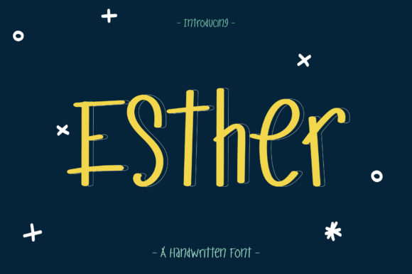 Esther Font Poster 1