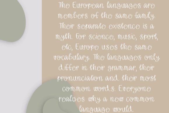 Eva Font Poster 6