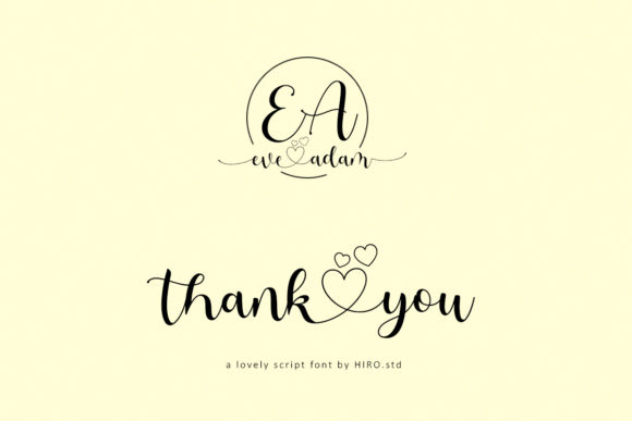 Eve Adam Font Poster 10