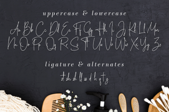 Ever White Font Poster 8
