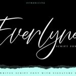 Everlyne Font Poster 1