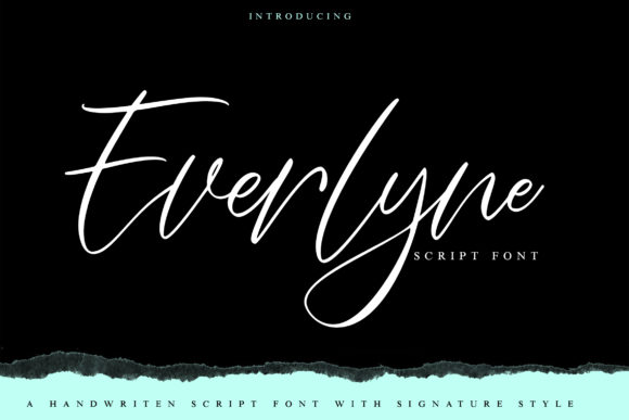 Everlyne Font Poster 1