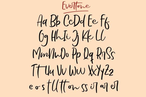 Evertone Font Poster 9