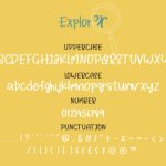 Explorer Font Poster 3