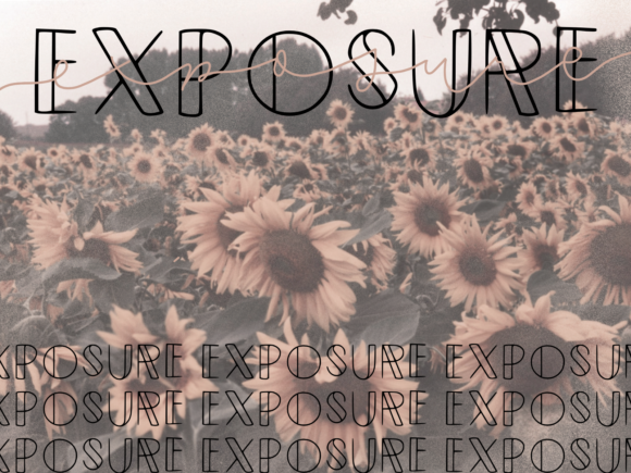 Exposure Font Poster 1