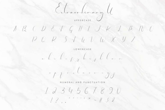 Extraordinary U Font Poster 5