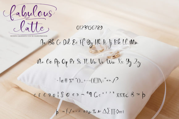 Fabulous Latte Font Poster 7