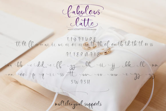 Fabulous Latte Font Poster 8