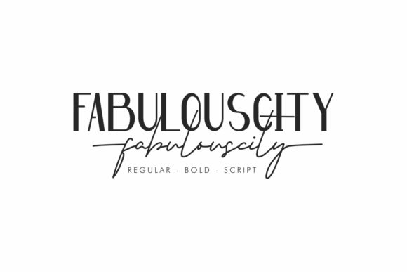Fabulouscity Font Poster 1