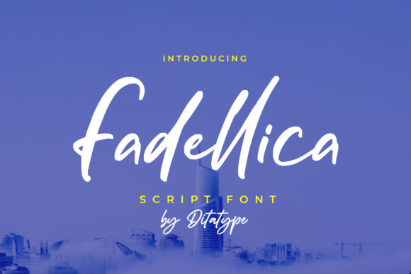 Fadellica Font Poster 1