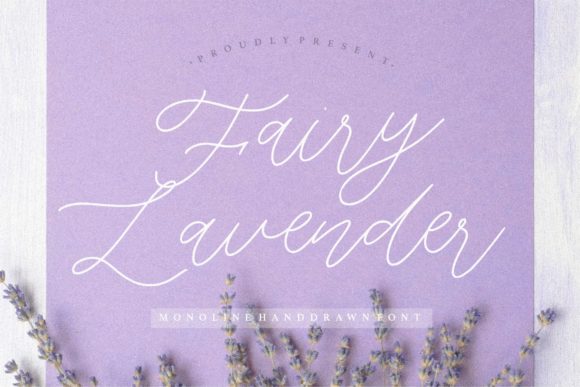 Fairy Lavender Font Poster 1