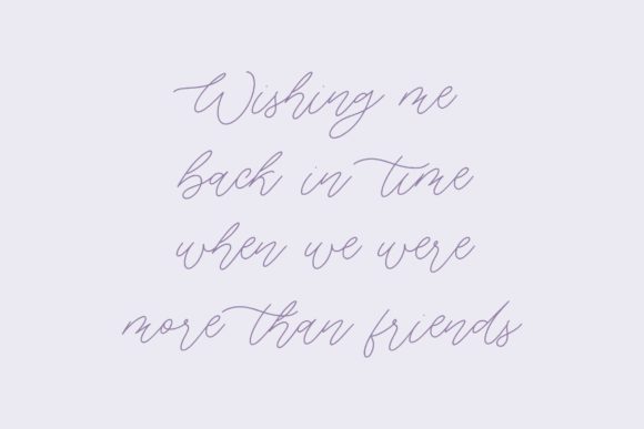 Fairy Lavender Font Poster 2