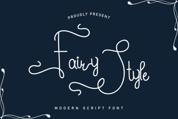 Fairy Style Font Poster 1