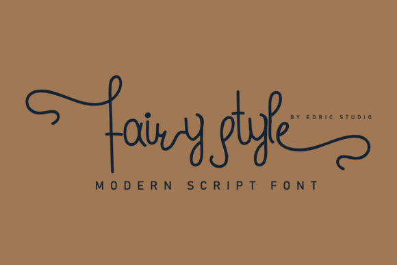Fairy Style Font Poster 2
