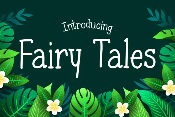 Fairy Tales Font Fairy Tales Font Poster 1