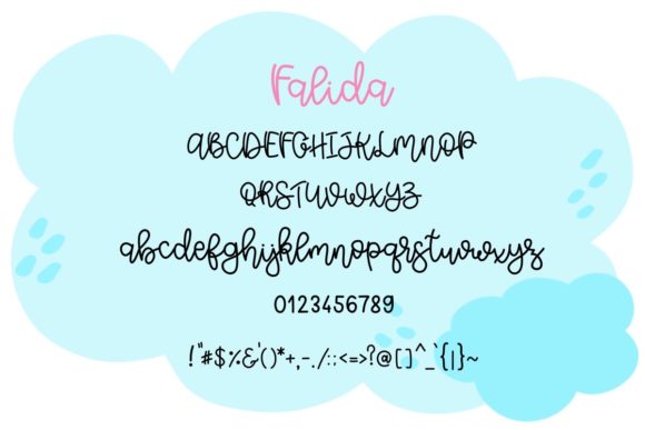 Falida Font Poster 4