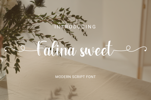 Falina Sweet Font Poster 1