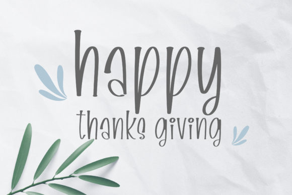 Fall Harvest Font Poster 5