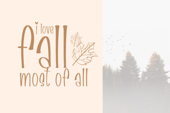 Fall Harvest Font Poster 8