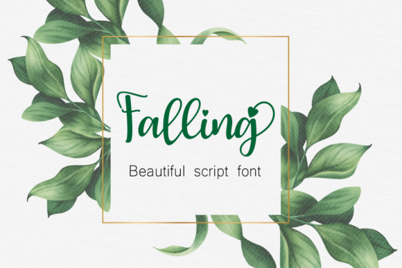 Falling Font