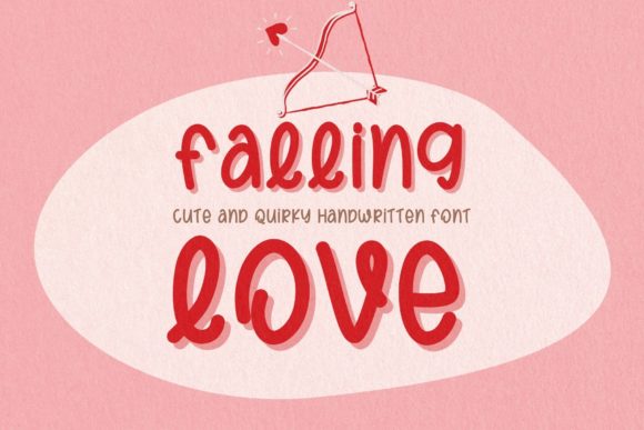 Falling Love Font Poster 1