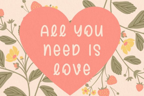 Falling Love Font Poster 3