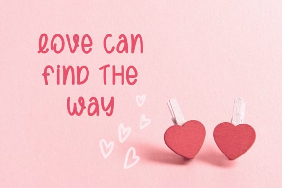 Falling Love Font Poster 7