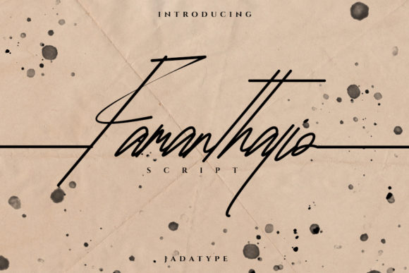 Famanthalio Font Poster 1
