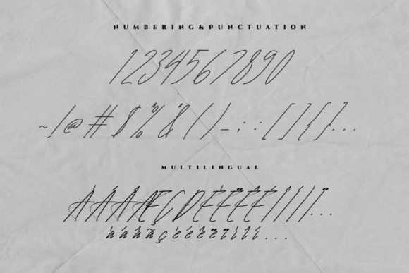 Famanthalio Font Poster 6